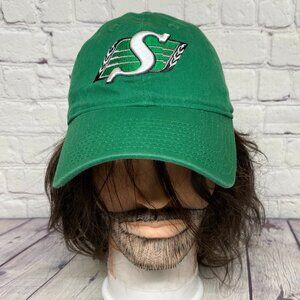 Saskatchewan Roughriders Dad Hat Women Cap Strap Back Green New Era 9Forty CFL